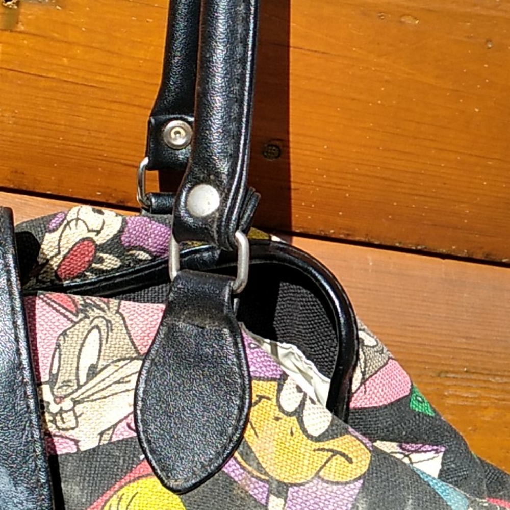 TWEETY Vintage 1993 Looney Tune  Bugs Bunny Large FABRIC TOTE BAG 🛍️ - Picture 4 of 16